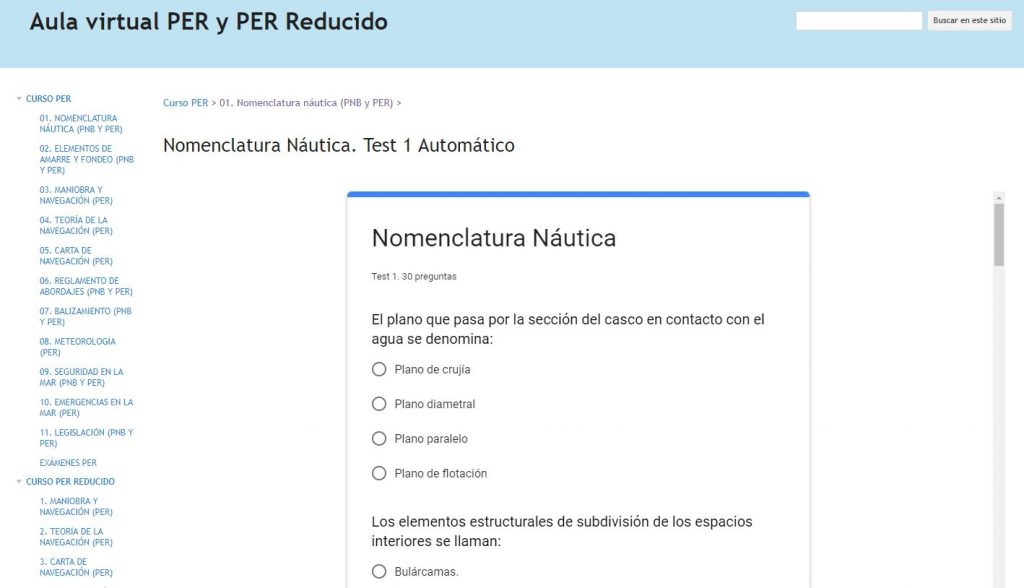 Curso PER online (con material)