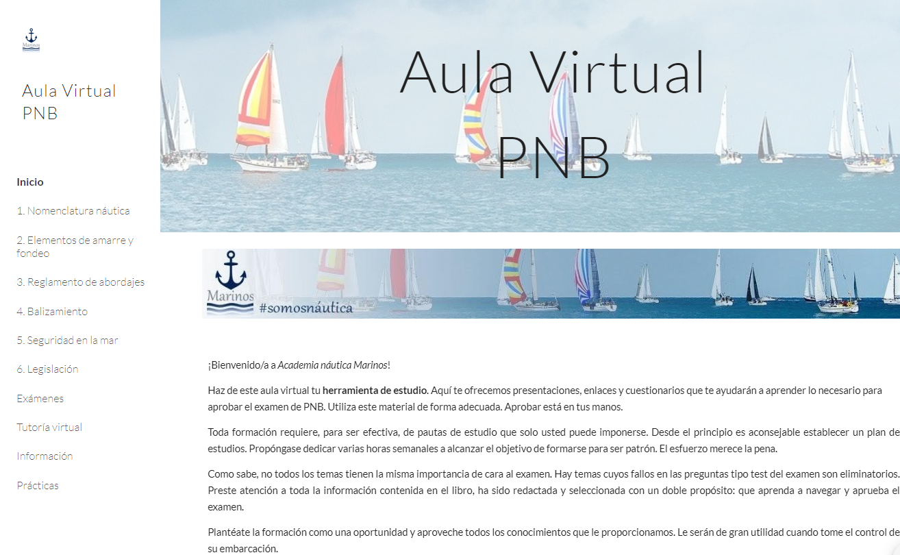 Aula virtual nueva de PNB