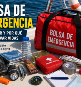 Descubre qué debe incluir una bolsa de emergencia en un barco de recreo, cómo prepararla y por qué es fundamental para la seguridad en la navegación y el PER.