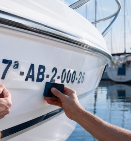 adhesivos de matrícula náutica, letras para matrícula de barco, matrícula adhesiva para moto de agua