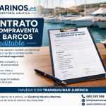Contrato de compraventa editable para barcos de recreo Gestoría Náutica Marinos.es
