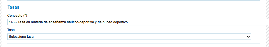 Formulario 700. Tasa examen náutico Canarias. Segunda parte