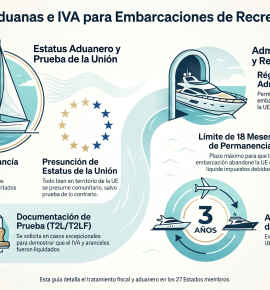 Importar un barco de Canarias a la Península IVA y trámites