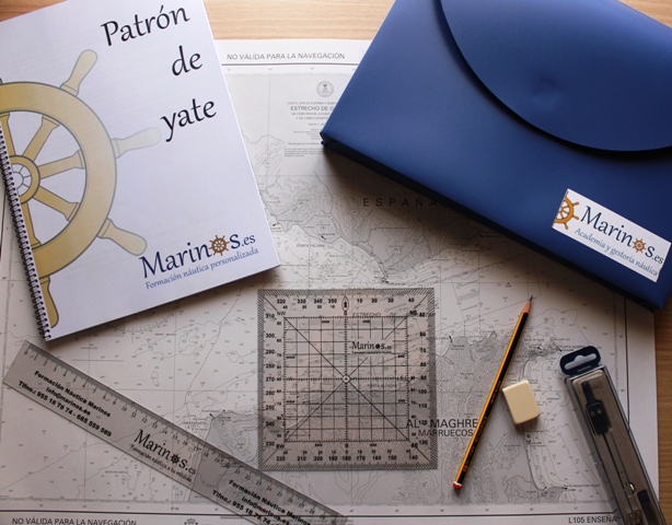 Libro y material Patrón de yate PY Academia náutica Marinos (2)