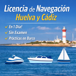 Curso Licencia de Navegación en Huelva y Cádiz | Oficial en 1 Día sin Examen