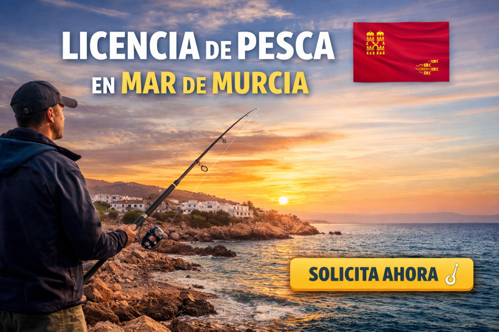 Licencia de pesca en mar de Murcia
