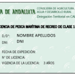 Licencia de pesca para playa Andalucía