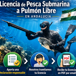 Licencia de pesca submarina Andalucía
