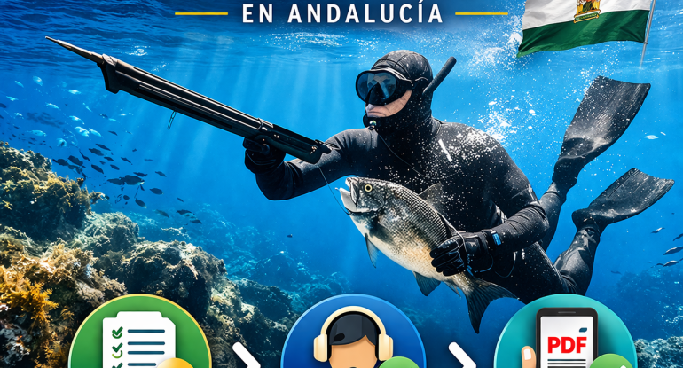 Licencia de pesca submarina Andalucía