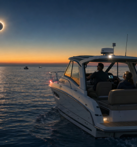 Navegación segura bajo el eclipse total
