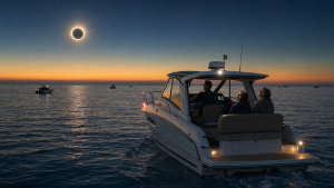 Navegación segura bajo el eclipse total