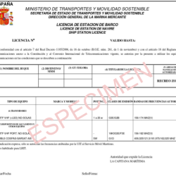 Renovación de LEB, Licencia de estación de barco