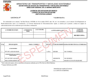 Renovación de LEB, Licencia de estación de barco
