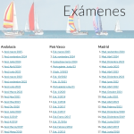 Simulador de exámenes de Patrón de embarcaciones de recreo MARINOS