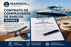 Contrato de compraventa editable, para barcos de recreo