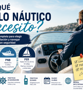 ¿Qué título náutico necesito? Preguntas frecuentes para empezar a navegar en España